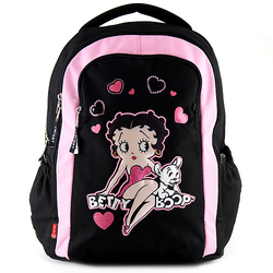 Školní batoh BETTY BOOP růžová srdíčka