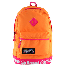 Studentský batoh SMASH neonově oranžový/růžová 