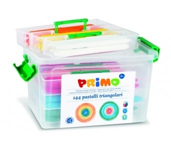 Voskové pastelky PRIMO Jumbo Supersoft 144ks PP box