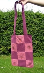 Plátěná taška Pink Spider