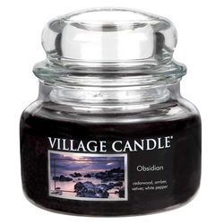 Svíčka ve skleněné dóze VILLAGE CANDLE Tajemný Obsidián 312 g