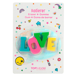 Písmenkové gumy TOP MODEL - Love