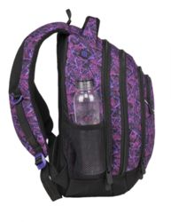 Studentský batoh BAGMASTER ENERGY 9 D violet/black - POŠTOVNÉ ZDARMA