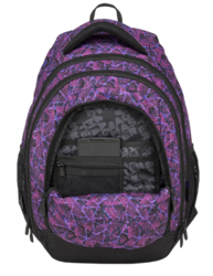 Studentský batoh BAGMASTER ENERGY 9 D violet/black - POŠTOVNÉ ZDARMA
