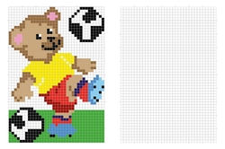 Omalovánky Zvířátka - Pixelové malování s hafíkem, A4