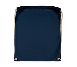 Batoh bavlněný, 140 g/m2, 37x48 cm, temně modrý