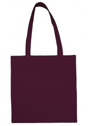Bavlněná nákupní taška na malování 38x42 cm vínová (claret)