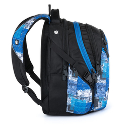 Studentský batoh BAGMASTER BAG 21 A blue/black - POŠTOVNÉ ZDARMA