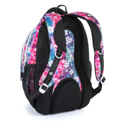 Studentský batoh BAGMASTER ENERGY 21 A pink/white/turquoise