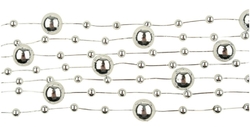 Řetěz stříbrný s kuličkami 1,8 m