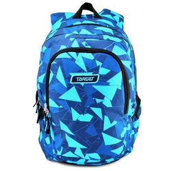 Studentský batoh TARGET modrý se vzorem