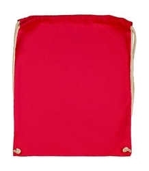 Batoh bavlněný, 140 g/m2, 37x48 cm, červený (Red)
