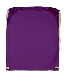 Batoh bavlněný, 140 g/m2, 37x48 cm, fialový, lila (Lilac)