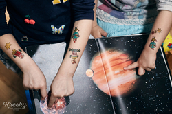 Dočasné tetování KRESKY - Vesmír