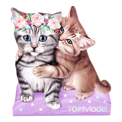 Poznámkový blok Top Model dvě kočičky