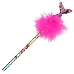 Tužka Fantasy Model růžové chmýří, rybí ocas