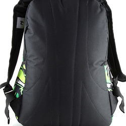 Sportovní batoh TARGET černý se světle/tmavě zelenými obrazci
