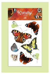 Dočasné tetování KRESKY - Motýli