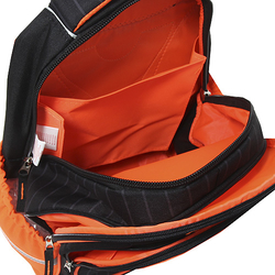 Školní batoh GOAL číslo 10, černo-oranžový