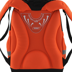Školní batoh GOAL číslo 10, černo-oranžový