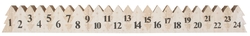 Set Adventní kalendář ZISCHKA černo-zlato-bílá - kopie