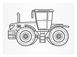 Omalovánky A5 Traktory