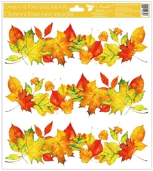 Okenní fólie 30x33,5 cm, podzimní listí