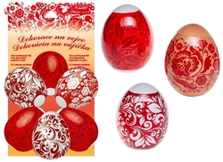 Smršťovací dekorace na vejce jarní květy, 12 ks  - kopie - kopie