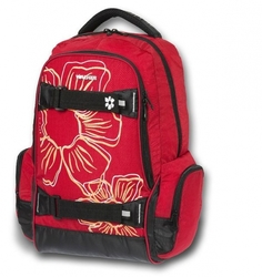 Studentský batoh Walker Flower červená 