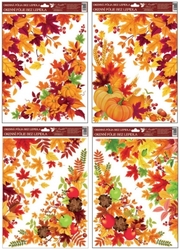 Okenní fólie rohová 38x30 cm, podzimní listí