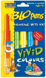 Foukací fixy na papír BLO pens, syté barvy - 5 ks 