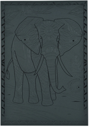 Antistresové omalovánky zvířata CENTROPEN 21 x 30 cm, 4 ks, černé