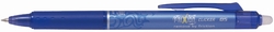 Gumovací pero PILOT Frixion clicker 0,5mm - modrá 2062-003