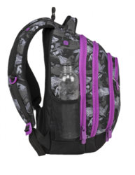 Studentský batoh BAGMASTER ENERGY 9 A violet/gray/black - POŠTOVNÉ ZDARMA