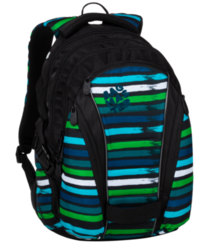 Studentský batoh BAGMASTER BAG 20 C blue/green/black/white - POŠTOVNÉ ZDARMA