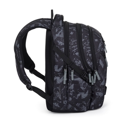 Studentský batoh BAGMASTER BAG 24 B – černo-šedý, 30 l - POŠTOVNÉ ZDARMA
