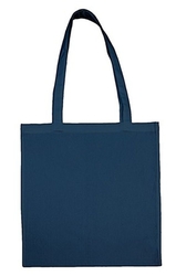 Bavlněná nákupní taška na malování 38x42 cm modrá indigo