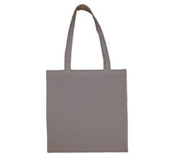 Bavlněná nákupní taška na malování 38x42 cm tm. šedá (Dark Grey)