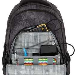 Studentský batoh BAGMASTER DIGITAL 9 E gray/black - POŠTOVNÉ ZDARMA - kopie - kopie - kopie - kopie
