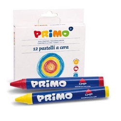 Voskové pastelky jumbo PRIMO MAXI 12ks 