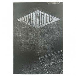 Sešit A4 čtverečky UNLIMITED black, 80 stránek - kopie