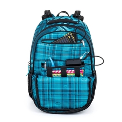 Školní batoh BAGMASTER PORTO 22 C modrý - POŠTOVNÉ ZDARMA