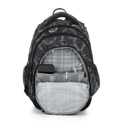 Studentský batoh BAGMASTER ENERGY 20 A - černobílý, 34 l