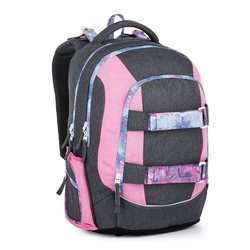 Studentský batoh BAGMASTER FLICK 22 A růžový
