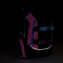 Studentský batoh BAGMASTER FLICK 22 A růžový