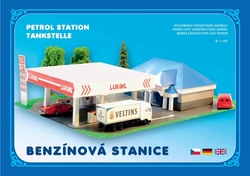 Vystřihovánka Benzinová stanice Lukoil 