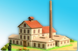 Vystřihovánka Hornické muzeum Příbram II. Anenský důl
