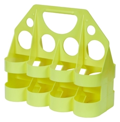 Nosič plastový na 8 lahví žlutý