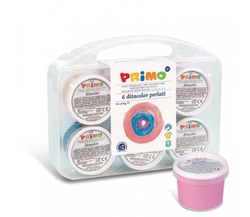 Prstové barvy PRIMO perleťové sada 6x100g
