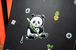 Samolepky Panda - na batoh, mobil, notebook... 